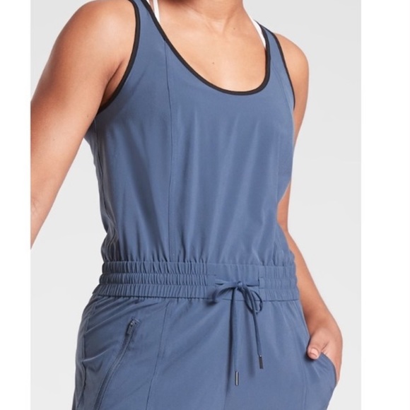 Athleta Unbound Jumpsuit Blue Size Small - Picture 3 of 14